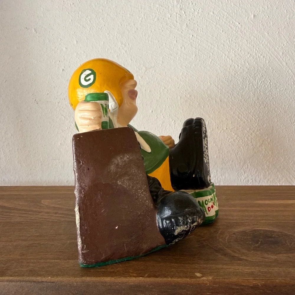 Vintage 1978 Green Bay Packers Armchair Quarterback Figure Andrew Abrams Assoc